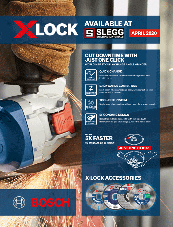 Slegg Ad: Bosch X-Lock Tools and Accessories